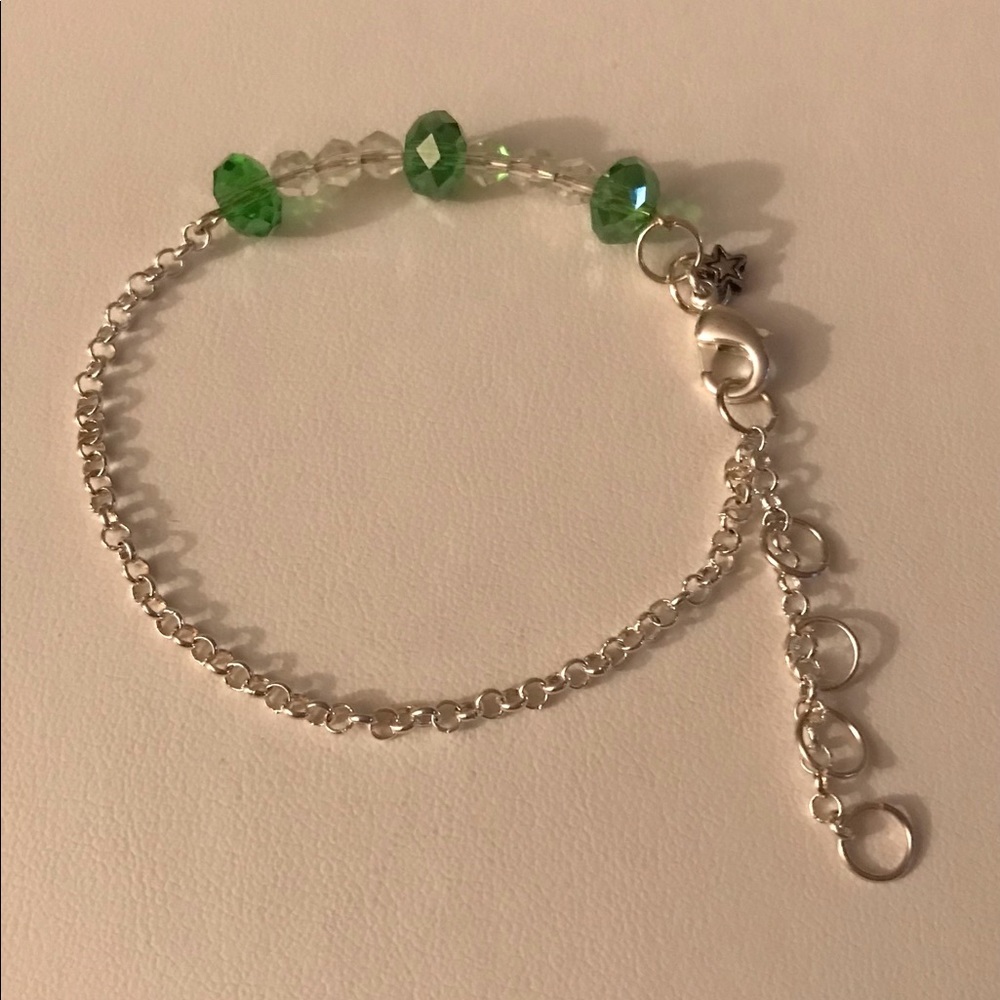 Handmade Sterling & Swarovski Crystal Bracelet